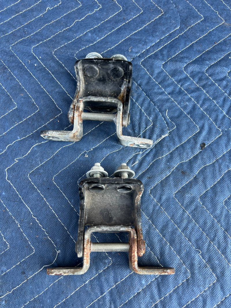 2010-2013 Suzuki SX4 Hatchback Front & Rear Door Hinge Set Black OEM #1334CN