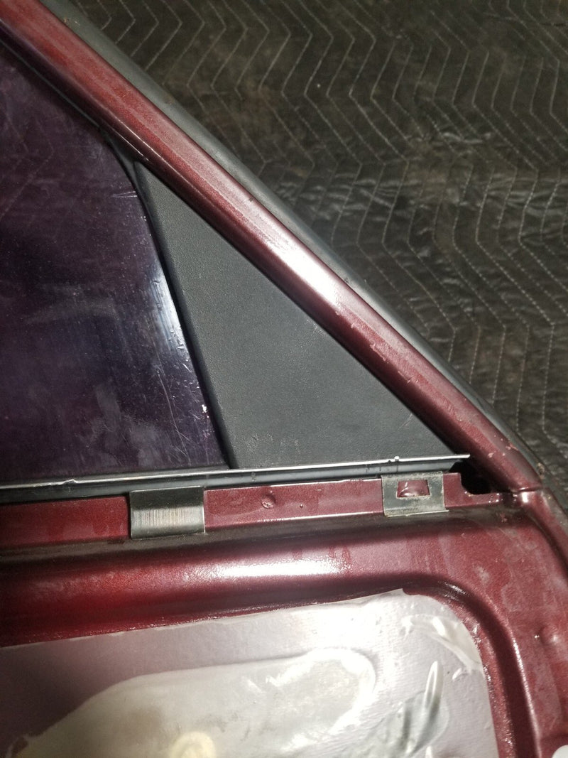 1984-93 BMW E30 318i 325i Front Driver Left LH Burgundy Door Panel OEM #CN602