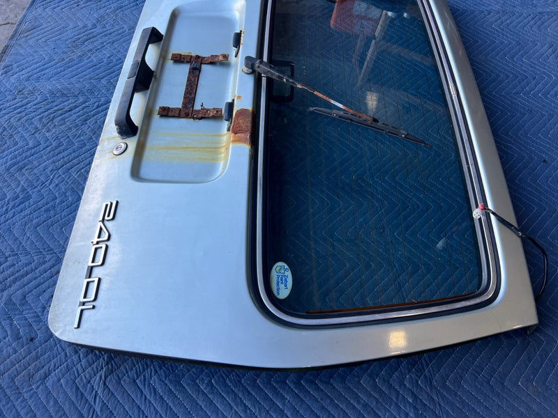 1986-1993 Volvo 240 245 Wagon Only Rear Hatch Lid Door Silver OEM #4141EM