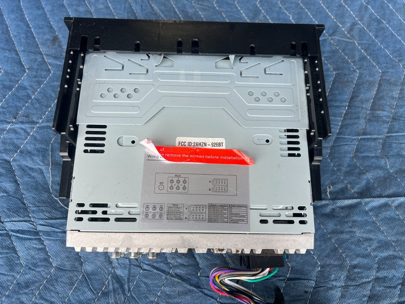 Audiotek AT990-BT Bluetooth Head Unit Radio & 1999 Chevy Bracket Mount #1743CN