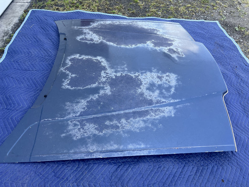 1975-1980 Volvo 244 Front Hood Panel Engine Bonnet Blue OEM #5435EM