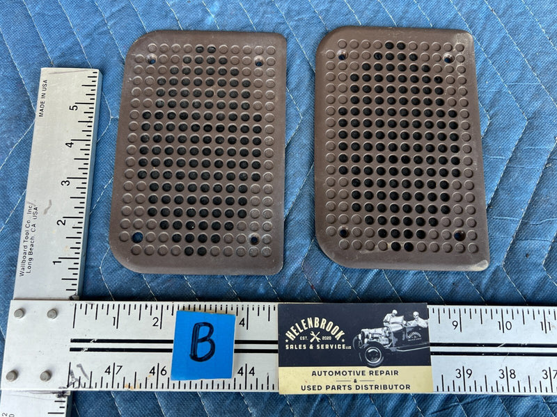 1983-1985 Porsche 944 Right & Left Speaker Tweeter Cover Panel Trim OEM #2451EM