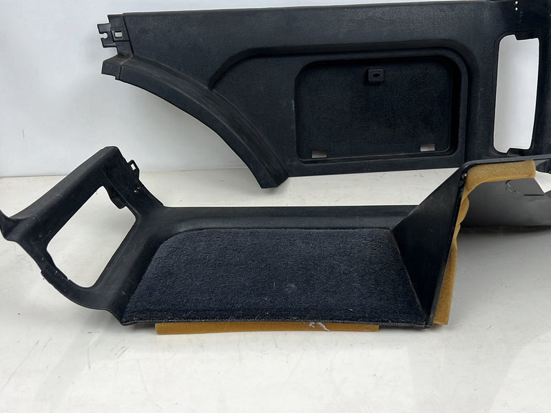 1990-1992 Volvo 740 745 940 Wagon Rear Hatch Trim Panel Black Pair OEM #5872EM