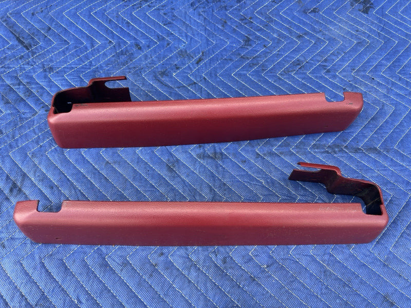 1980-1985 Cadillac Seville Front Seat Trim Red Panels GM OEM #3399M