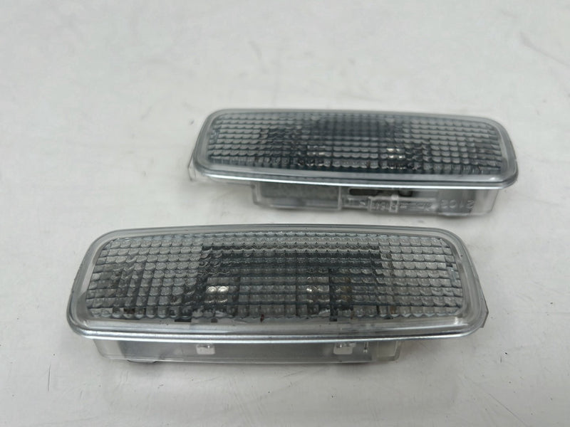 1996-2003 Audi S8 D2 A8 Overhead Sun Visor Light Lamp Assembly Pair OEM #6435EM
