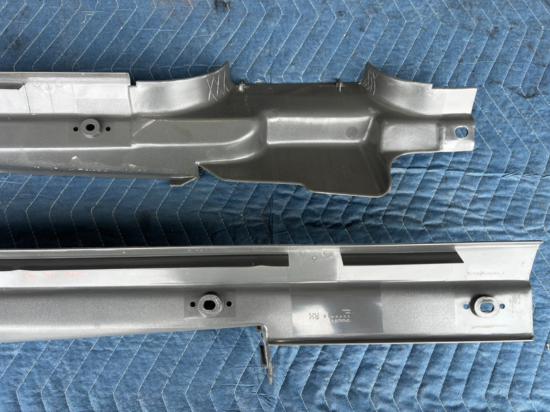 1989-1995 Volvo 740 940 Sedan Right & Left Door Sill Trim Pair Gray OEM #3673EM