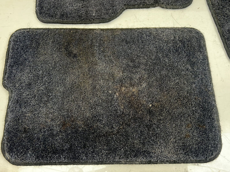 1975-1980 Volvo 244 240 Dark Blue Floor Mat Set of 3 Carpet OEM #5394EM