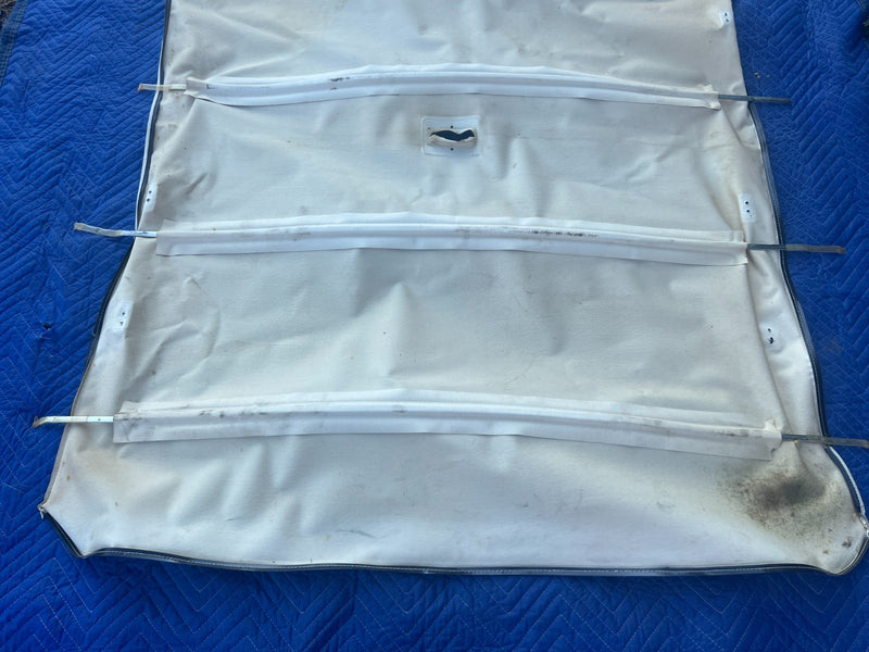 1967-1974 Volvo 140 142 Coupe Complete Vinyl Overhead Headliner White OE #4892EM
