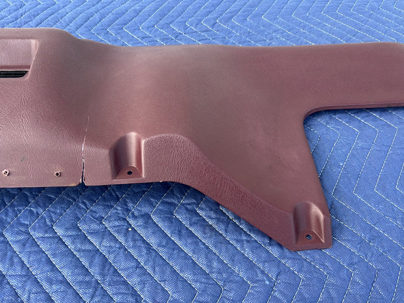 1995-1999 Chevrolet Silverado GMC Driver LH Knee Bolster Trim Maroon OEM #5489EM