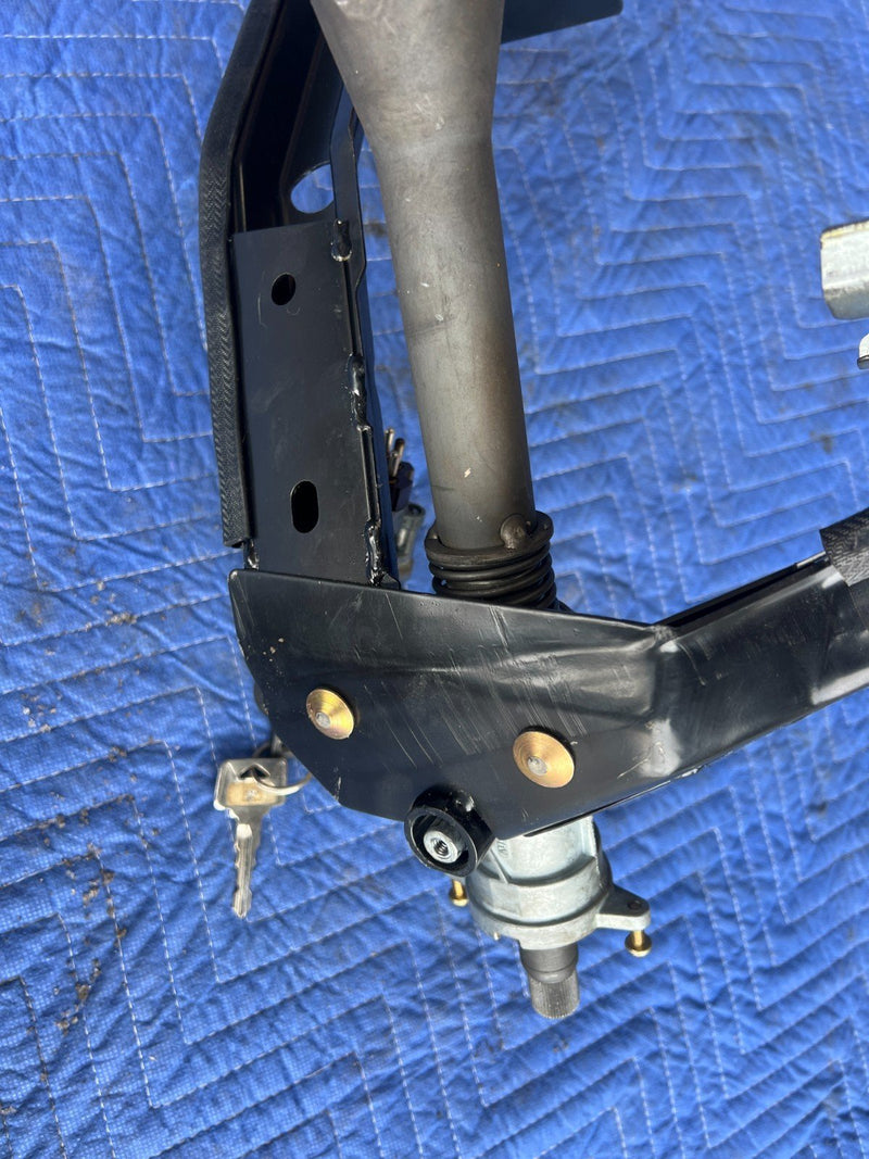 1989-1995 Volvo 740 940 Sedan Steering Column Bracket & Hood Release OEM #3640EM
