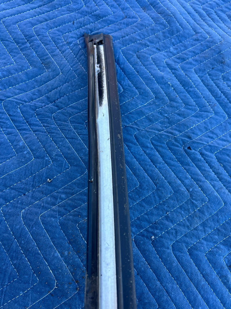 1986-1993 Volvo 240 244 *Sedan Only* Rear Bumper Trim Black & Chrome OEM #4275EM