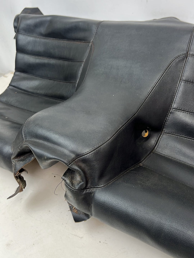 1983-1985 Porsche 944 Black Leather Rear Seat Assembly OEM #5713EM