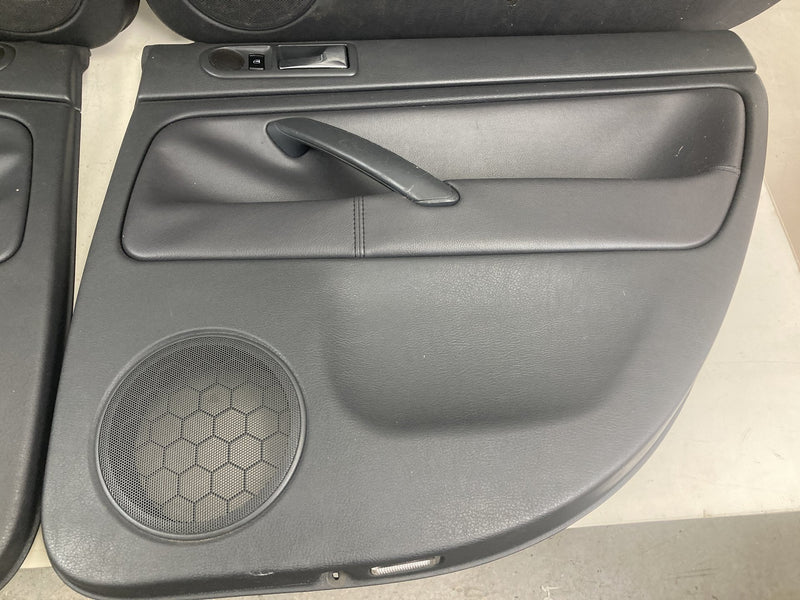 2001-2005 Volkswagen Passat Door Card Set of 4 Black OEM #5563M