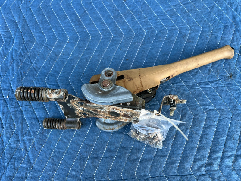 1986-1993 Volvo 240 244 Sedan Parking Emergency E Brake Lever Tan OEM #4204EM