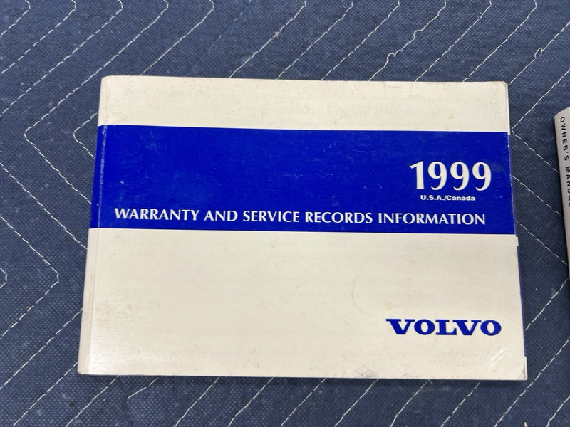 1999 Volvo S70 V70 Owners Operators Manual Booklet Set Pamphlet OEM #3920E
