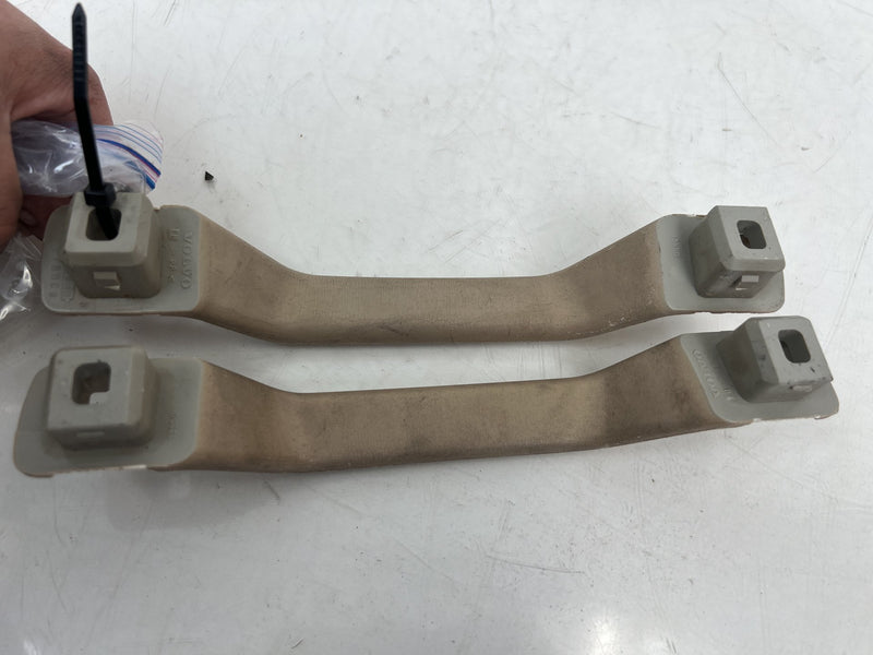 1998-2000 Volvo S70 V70 XC Overhead Grab Handle Set w/ Lights Tan OEM #6855EM