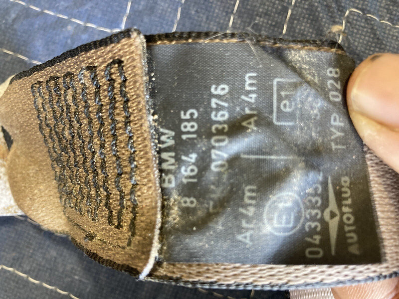 1986-1994 BMW 7 Series E32 Rear Seat Belt Left Right Pair 8 164185 OEM #968M