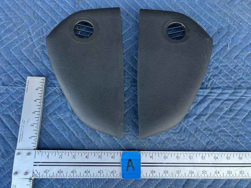 2005-2011 Audi A6 Dash End Trim L + R Pair OEM 4F1 857 086/087 #6ZJ