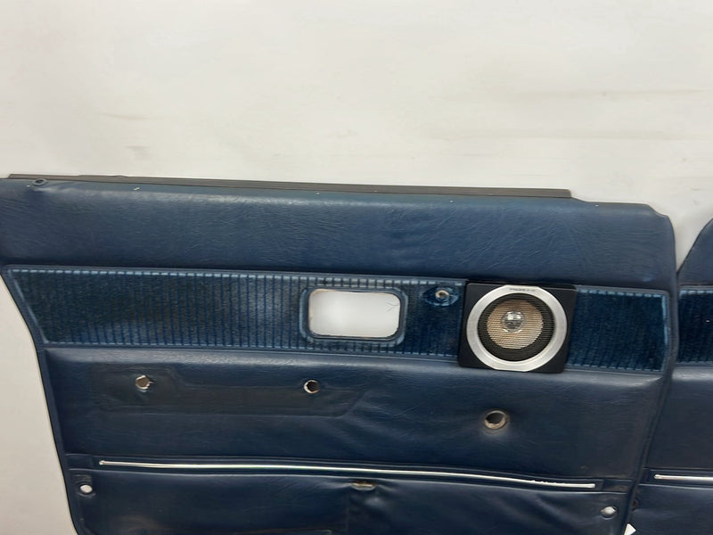 1975-1980 Volvo 244 240 Door Card Trim Panel Blue Set of 4 OEM #5303EM