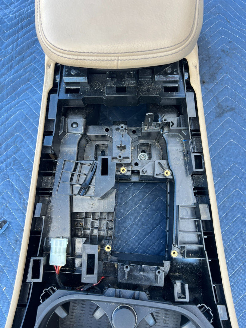 2011-2017 BMW X3 F25 Beige Center Console Arm Rest Storage Compartment OE#2404EM