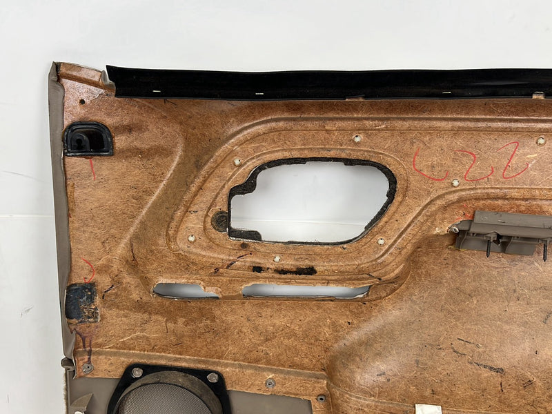 1995-1998 Chevrolet GMC C/K Left & Right Door Card Trim Panel Pair Tan OEM