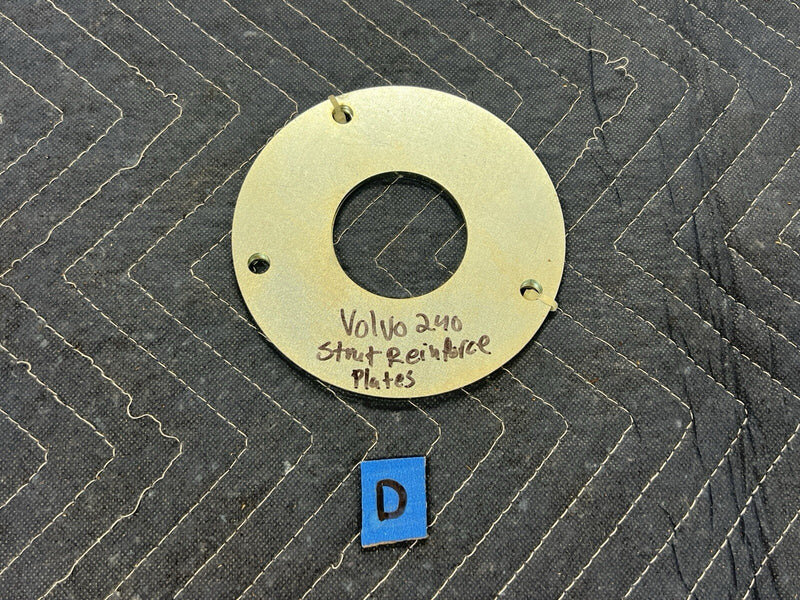 Volvo 240 242 244 245 Front Strut Tower Brace Reinforcement Plates OEM #3940E