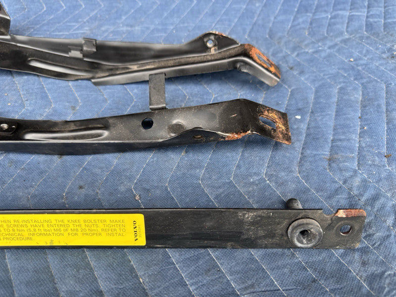 1986-1993 Volvo 240 244 245 Center Console Radio Lower Dash Brackets OEM #4908E