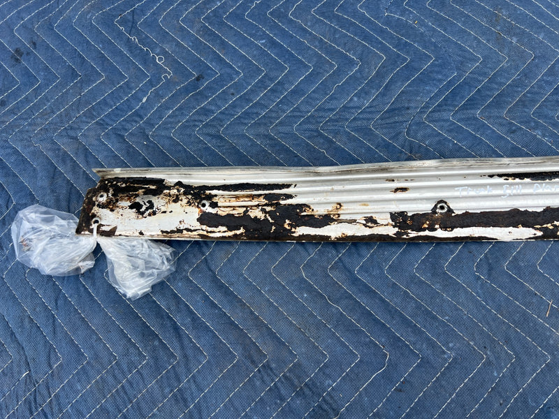 1967-1974 Volvo 140 142 Coupe Rear Trunk Sill Scuff Plate Trim OEM #4852EM