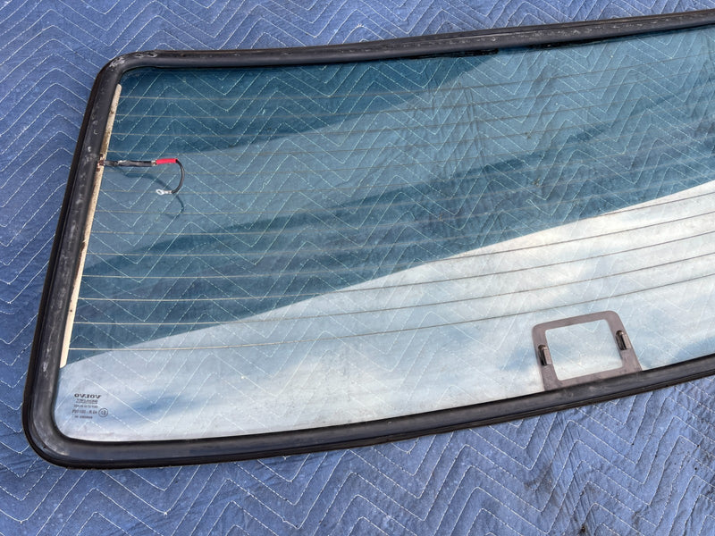 1986-1993 Volvo 240 244 Sedan Only Rear Windshield Window Glass OEM #4247EM