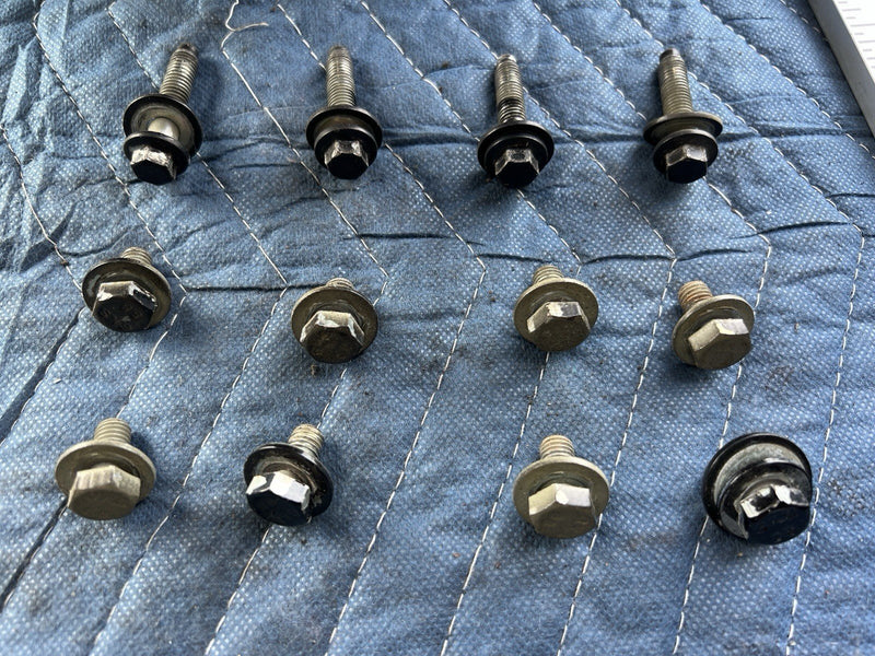 1998-2003 Jaguar XJR XJ8 X308 Rear Trunk Deck Lid Hinge Hardware Bolts OE #4731E