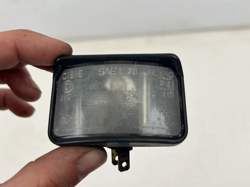 1975-1980 Volvo 244 240 Right &amp; Left Rear License Plate Light Pair OEM #5369EM