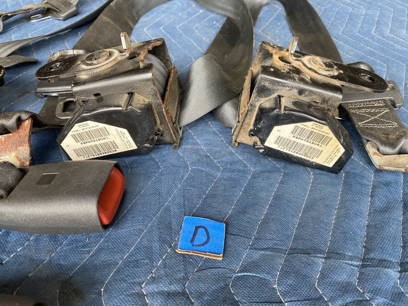 2001-04 Chrysler 300M OEM Rear Seatbelts Retractor Pair with Buckles #26MC