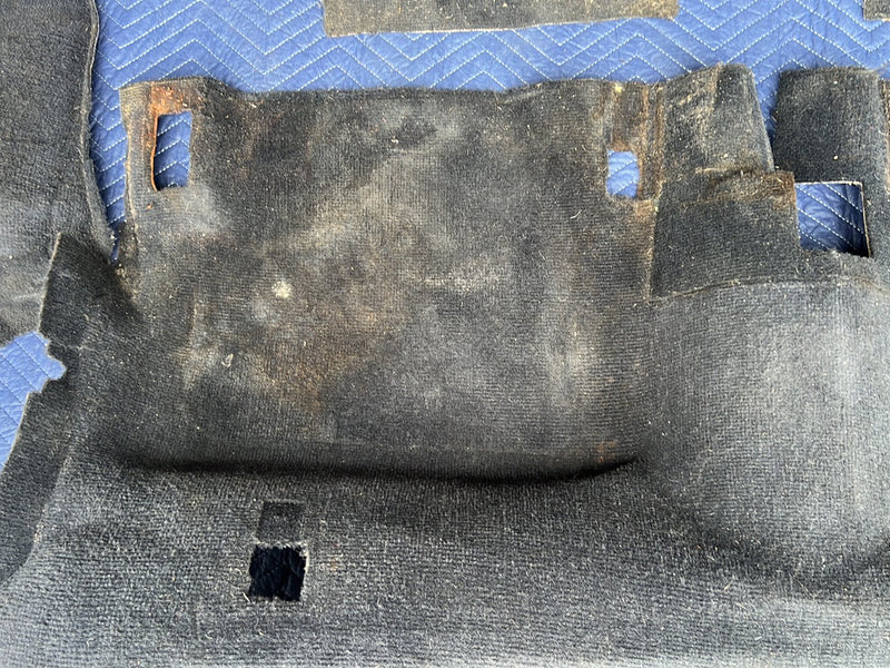 1990-1992 Volvo 740 745 940 Wagon Only Molded Carpet Set Black OEM #6001EM