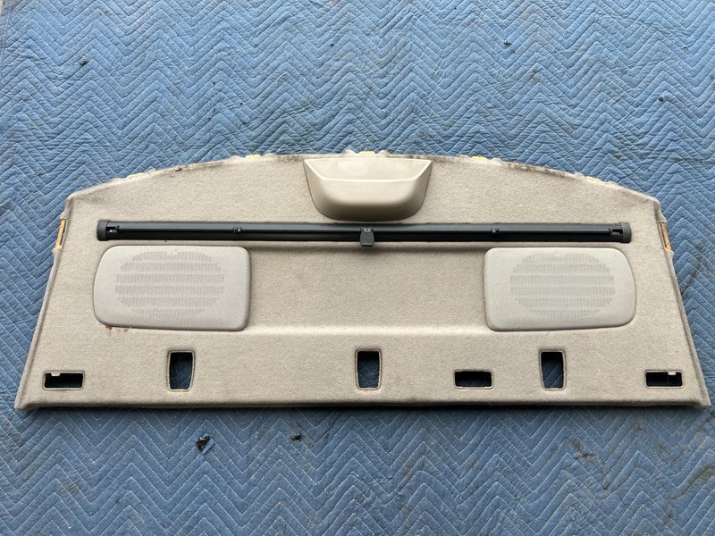 2002-2006 Toyota Camry Rear Parcel Shelf Trim Panel Cover Beige OEM #5017EM