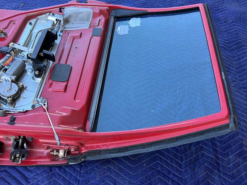 1993-1997 Volvo 850 Rear Driver Left LH Door Assembly Red OEM