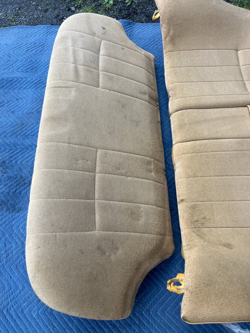 1986-1993 Volvo 240 244 *Sedan Only* Rear Bench Set Tan Cloth OEM #4208EM