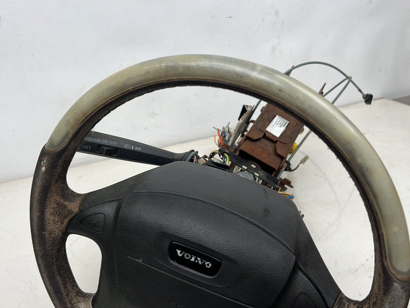 1998-2000 Volvo V70 Steering Wheel Column w/ Ignition, Key & Stalks OEM #6055EM