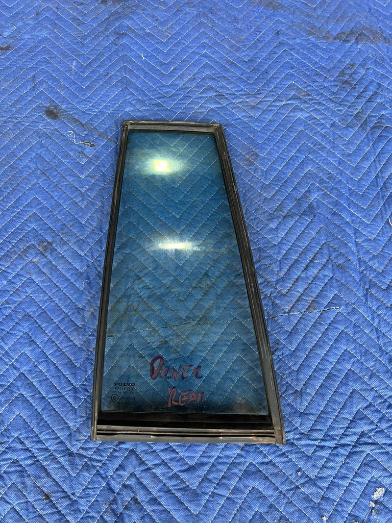 1989-1995 Volvo 740 940 Sedan Driver Left Rear Quarter Window Glass OEM #3857EM