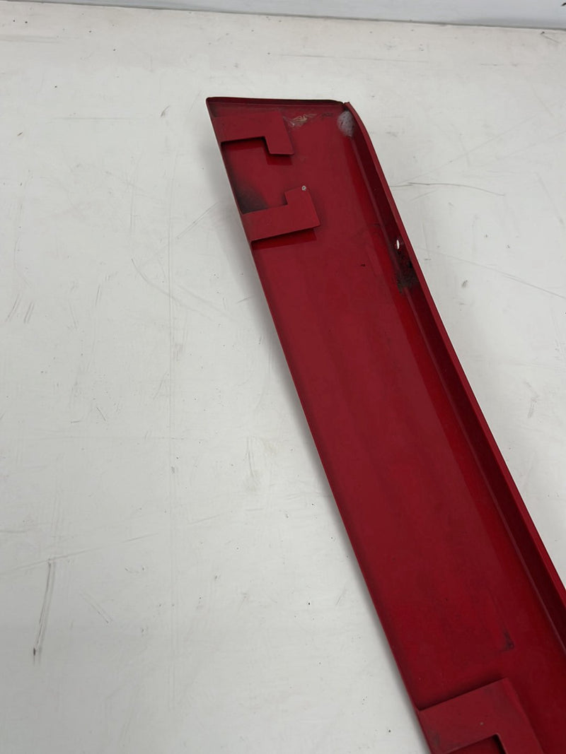 1993-1997 Volvo 850 Wagon Exterior Rear Side Window Trim Pair Red OEM