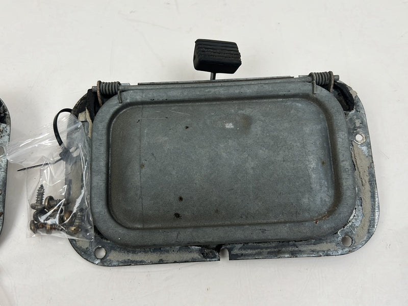 1975-1980 Volvo 244 240 Left &amp; Right Cabin Kick Panel Air Vent Pair OEM #5323EM