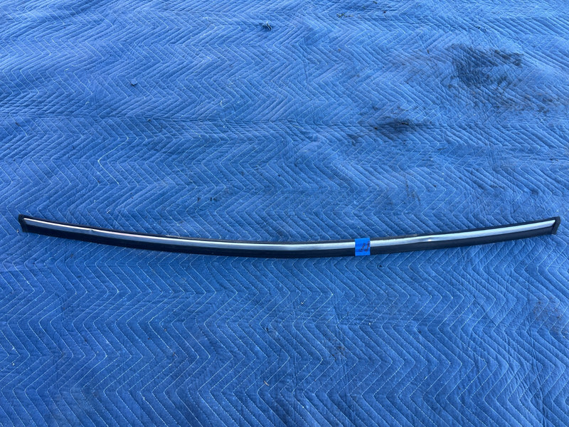 1986-1993 Volvo 240 244 *Sedan Only* Rear Bumper Trim Black & Chrome OEM #4275EM