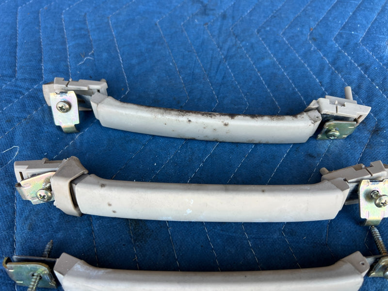 2000-2005 BMW 330xi 325xi E46 Overhead Grab Handle Set of 4 Beige OEM #4765EM