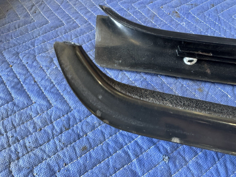 1986-1993 Volvo 240 244 Sedan Door Entry To Carpet Scuff Trim Panels OEM #4871E