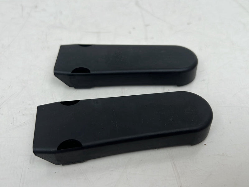 1996-2003 Audi S8 D2 A8 Windshield Wiper Bolt Cover Trim Pair Black OEM #6484EM