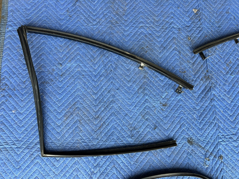 1989-1995 Volvo 740 940 Sedan Front Rear RH LH Window Track Guide Set OE #3860EM