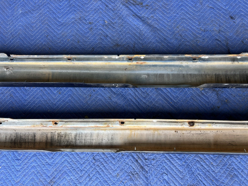 1993-1997 Volvo 850 850R Lower Rocker Panel Trim Pair Blue L & R OEM #4415E