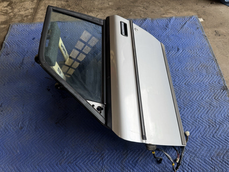 1986-1993 Volvo 240 244 Sedan Driver Left Front Door Silver Metallic OEM #4859E