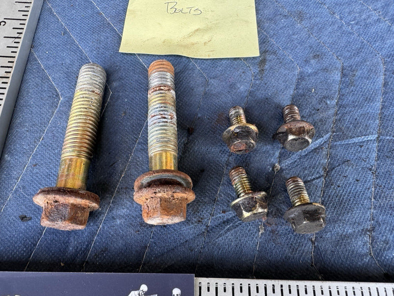 1986-1993 Volvo 240 244 245 Front Bumper Retaining Bolt Set OEM #4946E