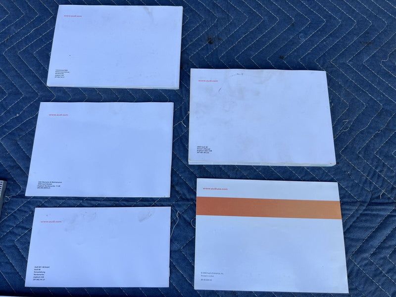 2009 Audi A6 Owners Manual Brochure Pamphlet Booklet Leather Case OEM #2SB