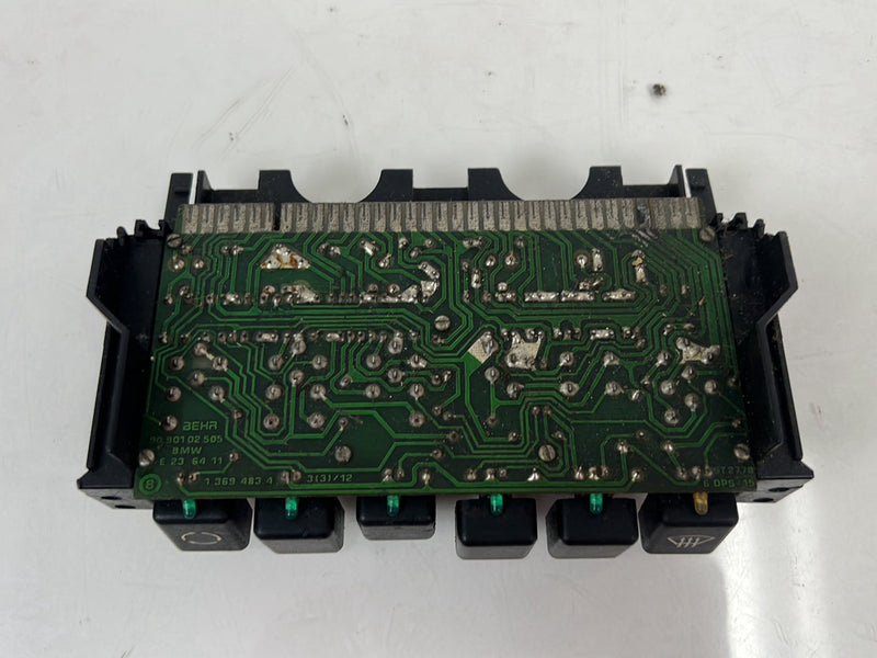 1980-1987 BMW E23 7 Series A/C Heat HVAC Climate Control Switch Panel OEM #5625EM